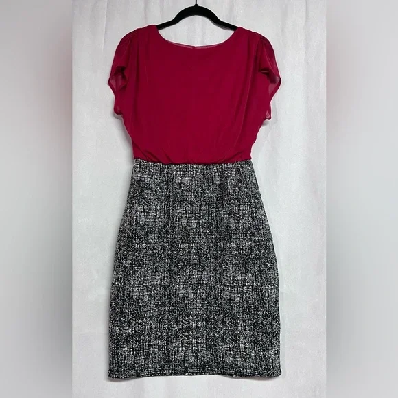 En Focus Blouson Pencil Dress Size 10 - Picture 3 of 6